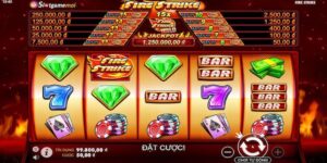 Bong vip - Thiên đường chơi nổ hũ Fire Strike trúng hũ lớn